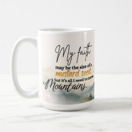 Senfkornglaube Kaffeetasse