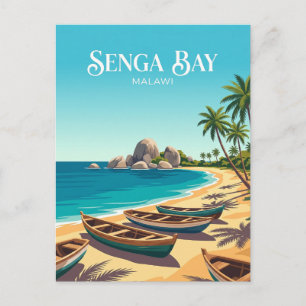 Senga Bay Malawi Postkarte