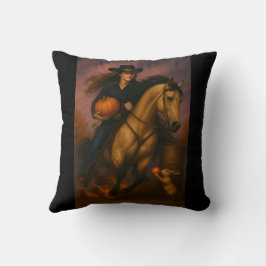 Sengend schnelles Barrel-Racing-Team! Kissen
