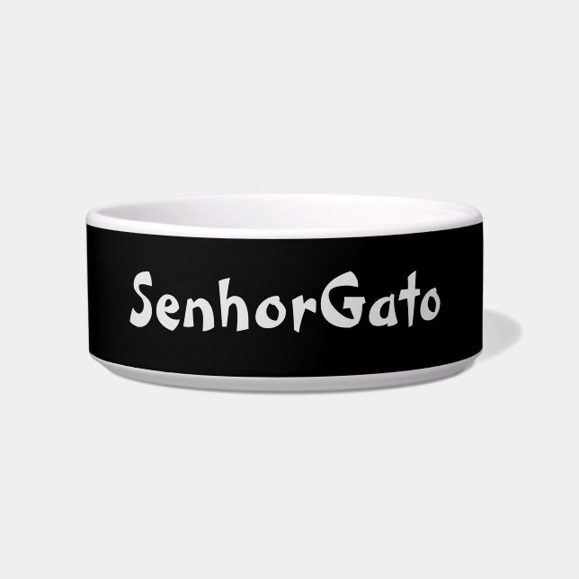 SENHOR GATO CAT BOWL NAPF (Vorderseite)