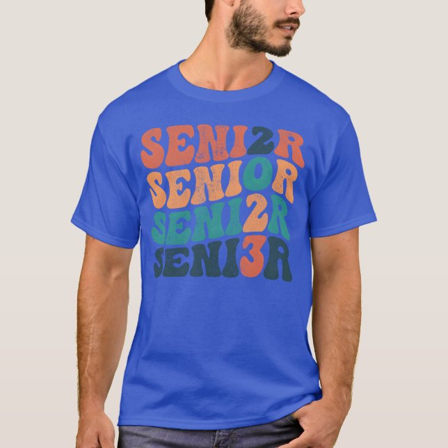 Senior 2023 Graduation My Last First Day Of Class  T-Shirt (Vorderseite)