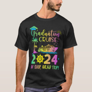 Senior 2024 Abschluss Cruise Aw Ship Grand Trip Pa T-Shirt