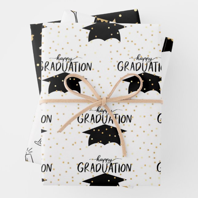 Senior 2024 CLASS of 2024 Abschluss Geschenkpapier Set (Beispiel)