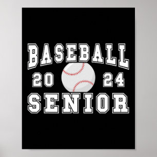 Senior 2024 Graduation Party Idee Baseball Senior Poster