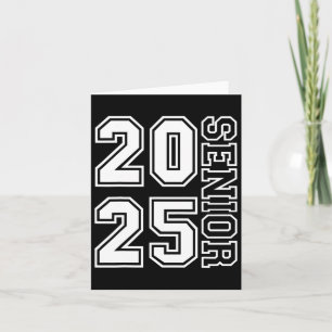 Senior 2025 Abschluss 2025 Cl Senior 2025 Grad 12 Karte