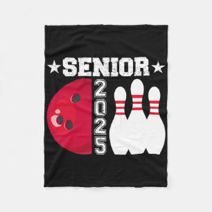 Senior 2025 Bowling Player CL of 2025 Abschluss s Fleecedecke