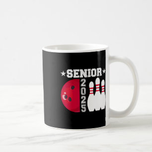 Senior 2025 Bowling Player CL of 2025 Abschluss s Kaffeetasse