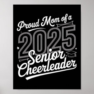 Senior 2025 Cheer Team Mama High School Abschluss Poster