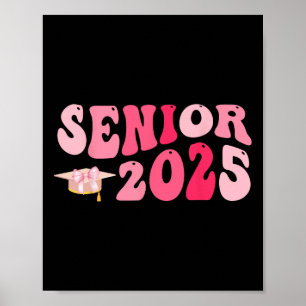 Senior 2025 Coquette Rosa Schleife Cl Von 2025 Zur Poster