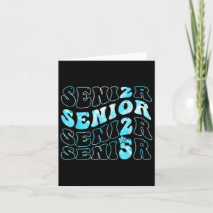 Senior 2025 Shirt Cl von 2025 Gefärbte Krawatte Se Karte