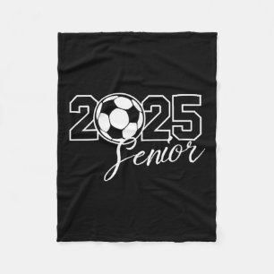 Senior 2025 Soccer Mama High School Abschluss Outf Fleecedecke
