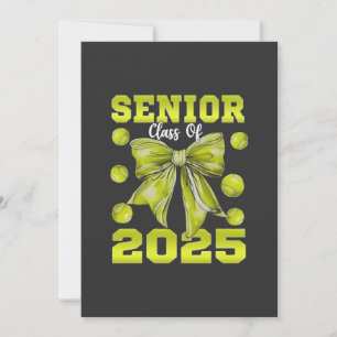 Senior 2025 Softball Graduate Graduate Sport Dankeskarte