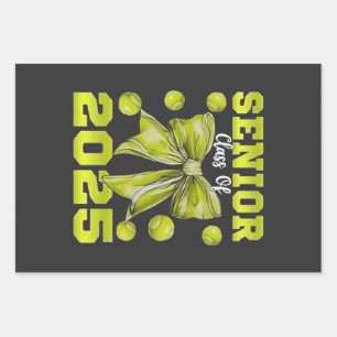 Senior 2025 Softball Graduate Graduate Sport Geschenkpapier Set