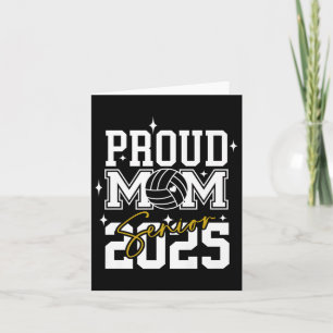 Senior 2025 Volleyball Mama High School Abschluss Karte