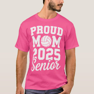 Senior 2025 Volleyball Mama High School Abschluss T-Shirt