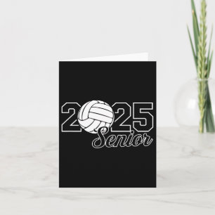 Senior 2025 Volleyll Mama High School Abschluss Ou Karte