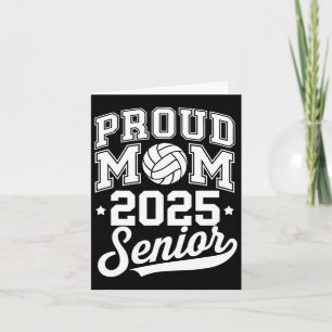 Senior 2025 Volleyll Mama High School Abschluss Ou Karte