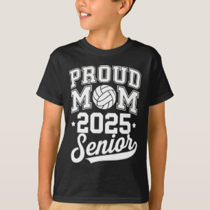 Senior 2025 Volleyll Mama High School Abschluss Ou T-Shirt