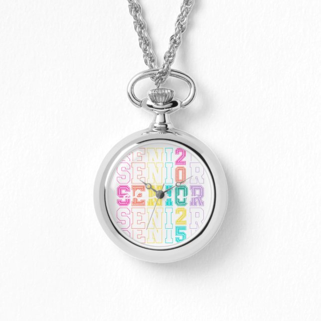 Senior 2025 Watch Necklace Armbanduhr (Vorderseite)