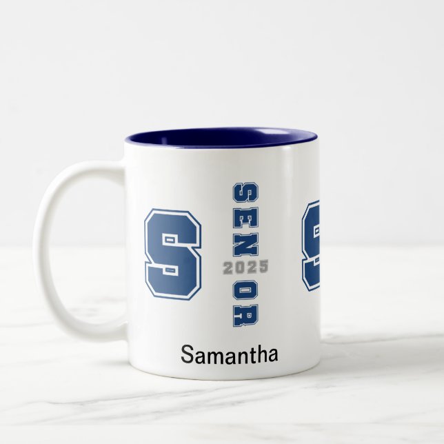 Senior 2025 zweifarbige tasse (Links)