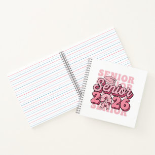 Senior 2026 Abschlussjahrgang 2026 Coquette Rosa S Notizbuch