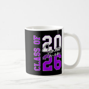 Senior 2026 Abschlussklasse 2026 Lila Abschluss 20 Kaffeetasse