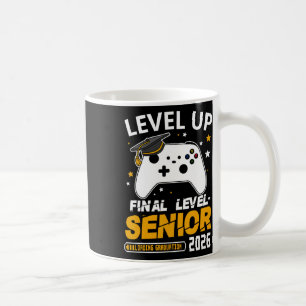 Senior 2026 Level Up Abschlussfeier Absolvent Gami Kaffeetasse