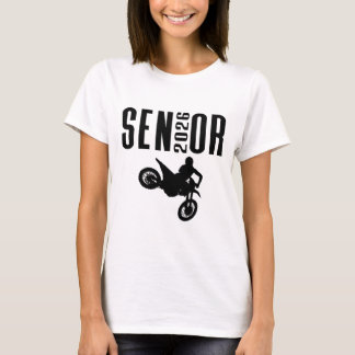 Senior 2026 Motocross Silhouette Design Abschlussk T-Shirt