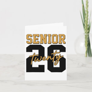 Senior 2026 Retro Cl von 2026 Abschluss 2026 Men W Karte
