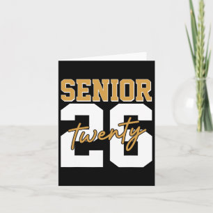 Senior 2026 Retro Cl von 2026 Abschluss 2026 Men W Karte