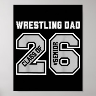 Senior 2026 Ringer Vater Stolzes Illustration Poster