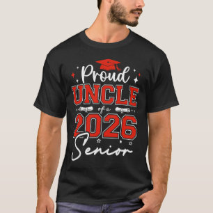 Senior 2026 Stolzer Onkel eines Senior-Absolventen T-Shirt