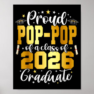 Senior 2026 stolzer Opa eines Absolventen der Klas Poster
