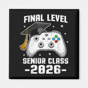 Senior 2026 Videospiel-Gamer-Abschlussklasse 2026 Magnet