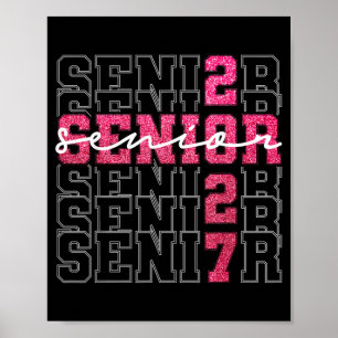 Senior 2027 Abschlussklasse 2027 Seniors Senior 27 Poster