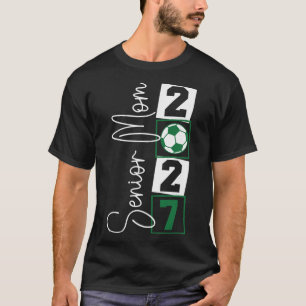 Senior 2027 Fußballmutter letzte Saison Cl von 202 T-Shirt