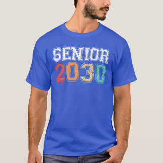 Senior 2030 Abschluss Retro Vintage retro T-Shirt