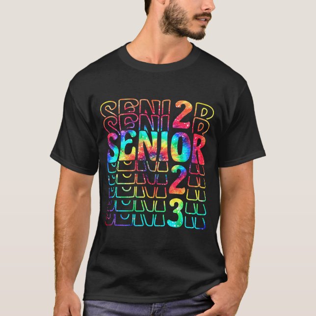 Senior Abschluss 23 Men Girl Class of 2023 Senior T-Shirt (Vorderseite)