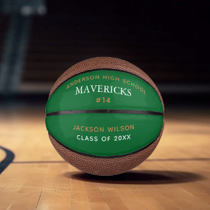 Senior Abschluss bei Green High School Mini Basketball