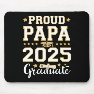 Senior Abschluss Proud Papa 2025 Graduate Cl Matc Mousepad