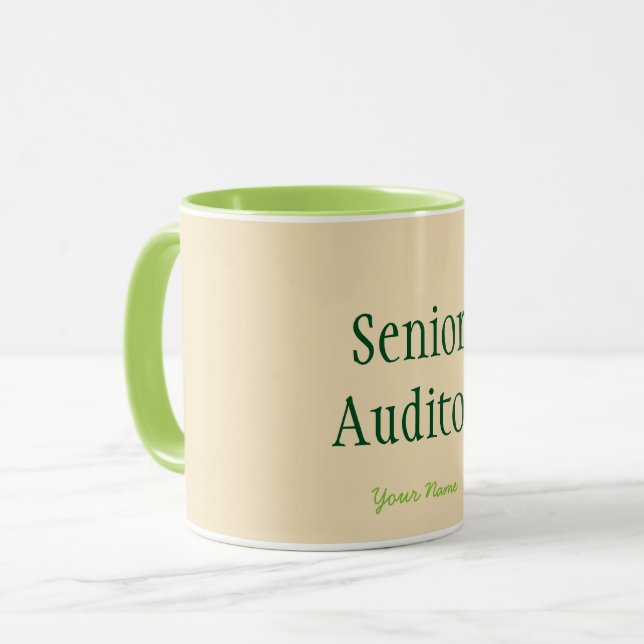 "SENIOR AUDITOR" TASSE (Vorderseite Links)