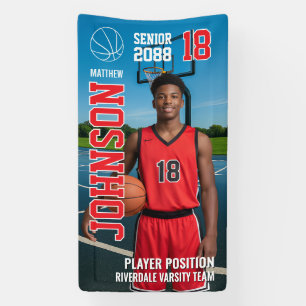 Senior Basketball Designvorlage Foto Sport Banner