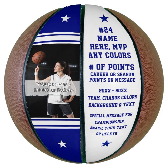 Senior Basketball Geschenkideen, FOTO BASKETBALL (Vertikal)