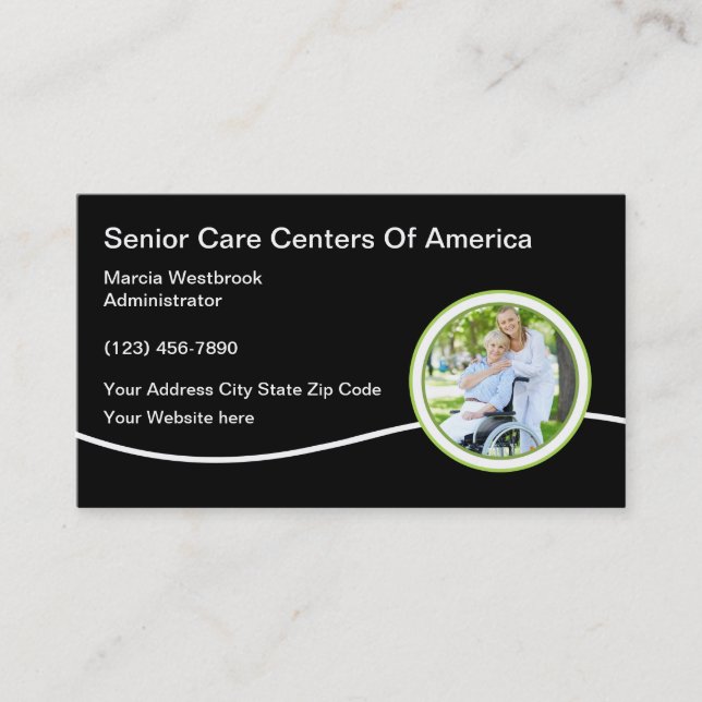 Senior Care Medical Beruflich Visitenkarte (Vorderseite)