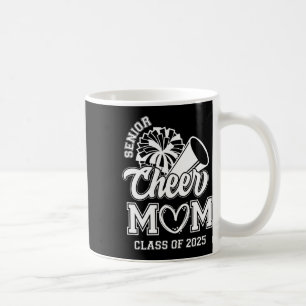 Senior Cheerleader Mama Cheer Cl of 2025 Abschluss Kaffeetasse