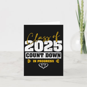 Senior CL of 2025 Countdown to Abschluss Matching Karte