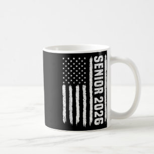 Senior Cl von 2026 Amerikanische USA-Flagge Zurück Kaffeetasse