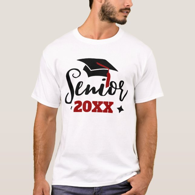 Senior class of 2023 Abschluss year black T-Shirt (Vorderseite)