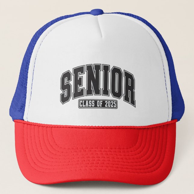 Senior Class of 2025 Class of 2025 Abschluss Truckerkappe (Vorderseite)