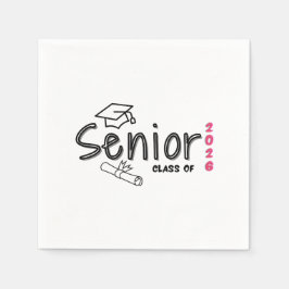Senior Class of 2026 Paper Napkin Serviette